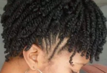 Shoulder length kinky twist hairstyles