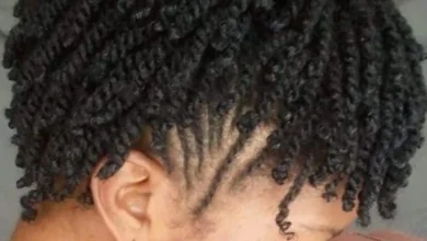 Shoulder length kinky twist hairstyles
