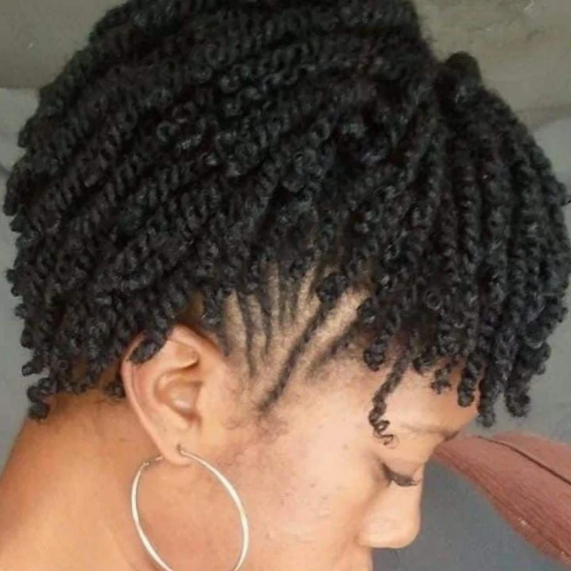 Shoulder length kinky twist hairstyles